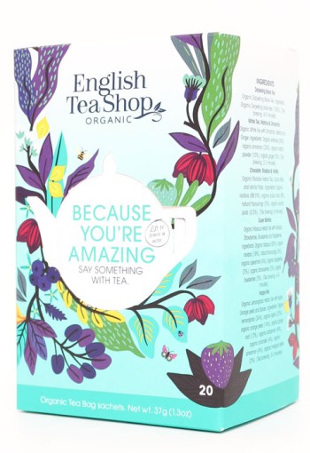 English Tea Shop Because you're amazing bio (20 Zakjes)