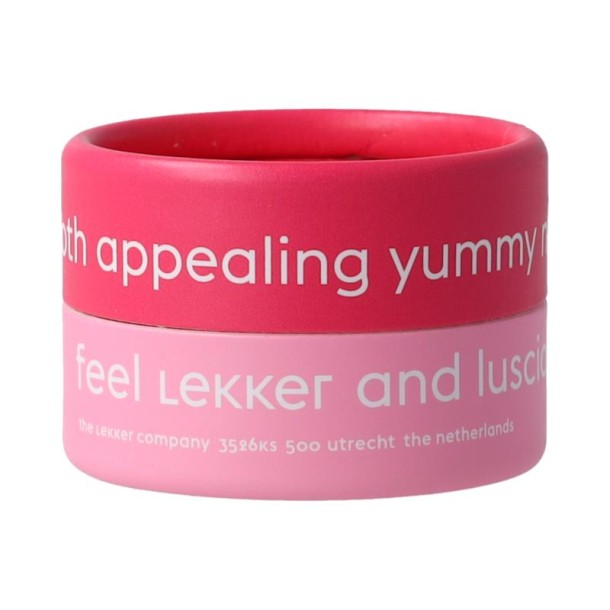 Lekker Company Natuurlijke lippenbalsem raspberry (8 Gram)