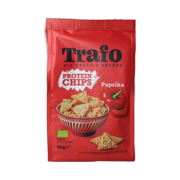 Trafo Proteinchips paprika bio (60 Gram)