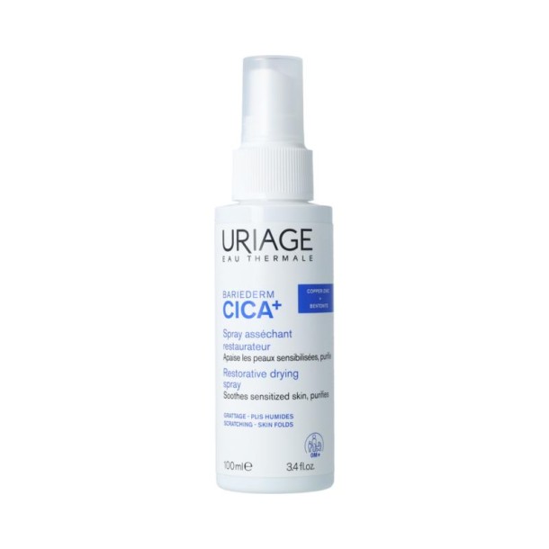Uriage BARIEDERM CICA+ HERSTELLENDE UITDROGENDE SPRAY (100 Milliliter)