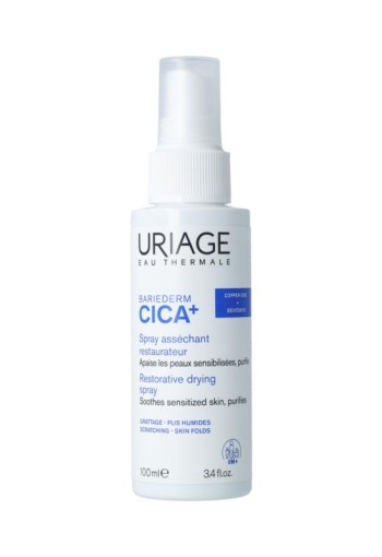 Uriage BARIEDERM CICA+ HERSTELLENDE UITDROGENDE SPRAY (100 Milliliter)