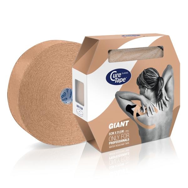 Cure Tape Kinesiotape giant beige 31.5m x 5cm (1 Stuks)