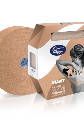 Cure Tape Kinesiotape giant beige 31.5m x 5cm (1 Stuks)