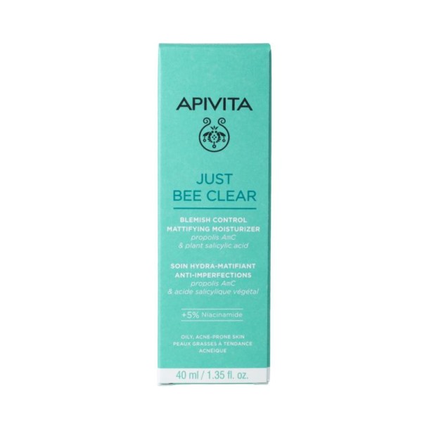 APIVITA Just bee clear moisturizer (40 Milliliter)