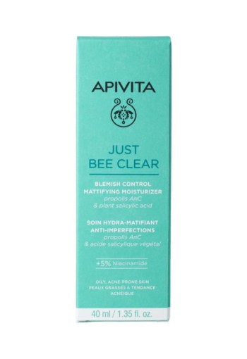 APIVITA Just bee clear moisturizer (40 Milliliter)
