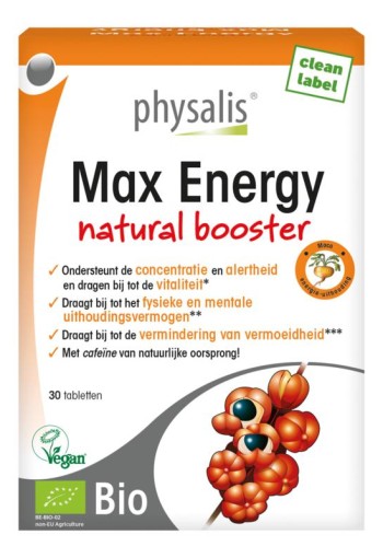 Physalis Max energy bio (30 Tabletten)