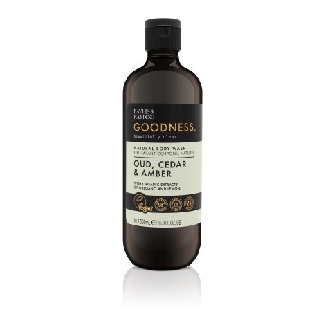 Baylis & Harding Body wash oud, cedar & amber (500 Milliliter)