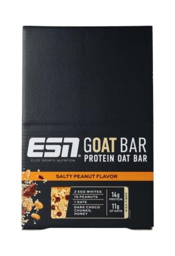 ESN GOATBAR SALTY PEANUT (12 Stuks)