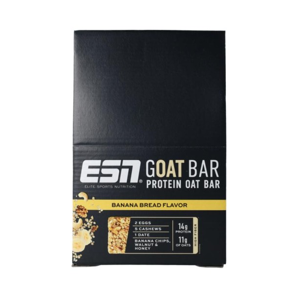 ESN GOATBAR BANANA BREAD (12 Stuks)