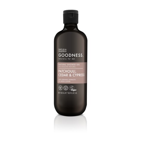 Baylis & Harding Goodness men showergel patchouli, cedar & cypress (500 Milliliter)