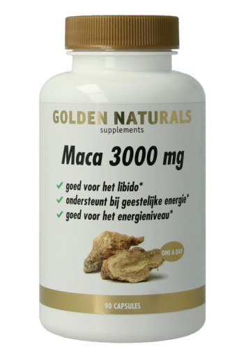 Golden Naturals Maca (90 Vegetarische capsules)