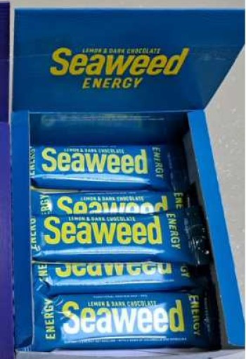 Seaweed & Friends Seaweed protein bar energy lime (50 Gram)