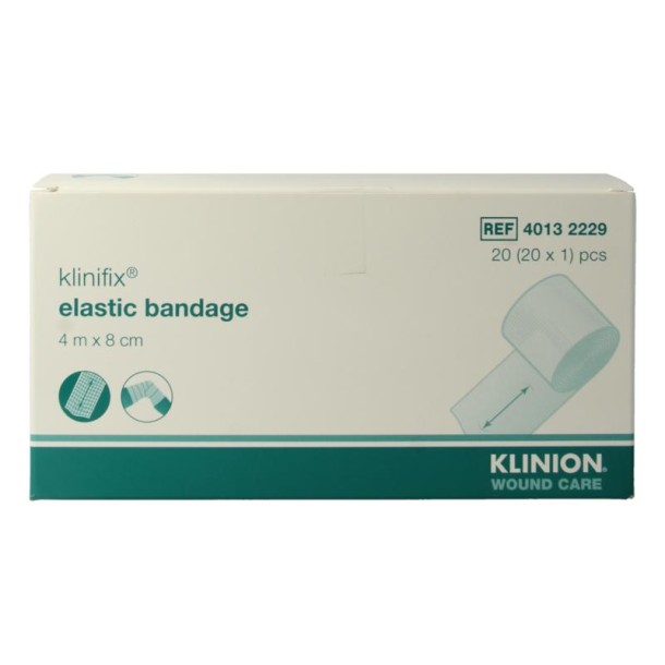 Klinifix Hydrofiel windsel 4m x 8cm (20 Stuks)