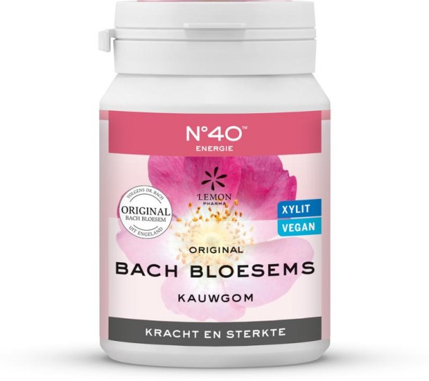 Bach Bloesem Kauwgom nr. 40 kracht & sterkte (60 Gram)