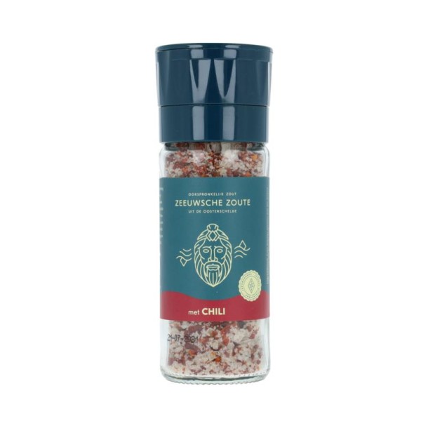 Zeeuwsche Zoute Keramische Zoutmolen Chili (65 Gram)