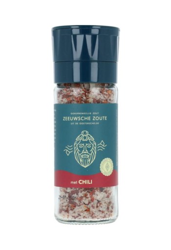 Zeeuwsche Zoute Keramische Zoutmolen Chili (65 Gram)
