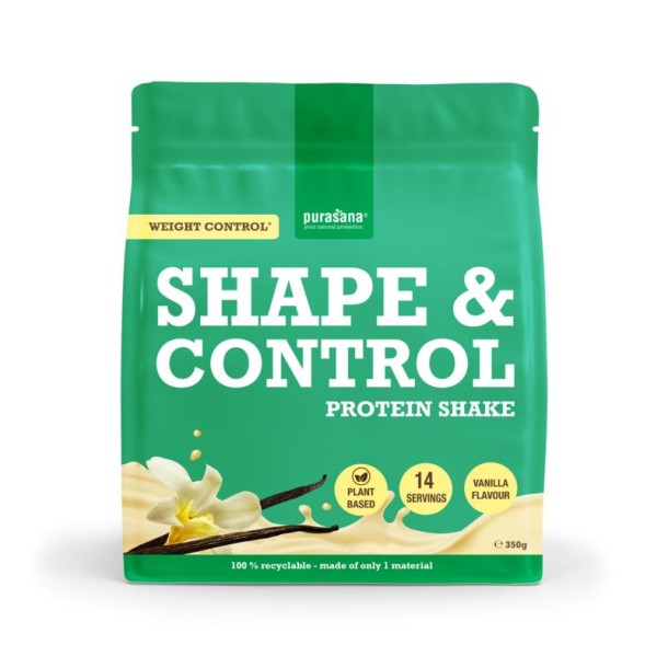 Purasana Shape & control plant protein vanille (350 Gram)