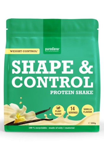 Purasana Shape & control plant protein vanille (350 Gram)