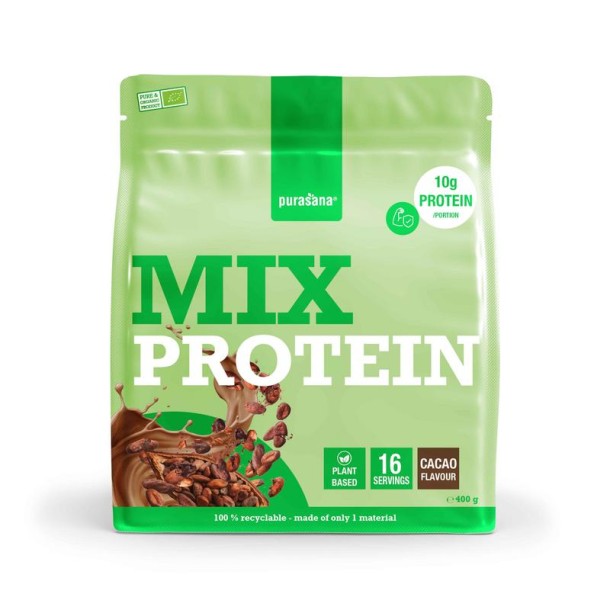 Purasana Plant protein mix cacao bio (400 Gram)