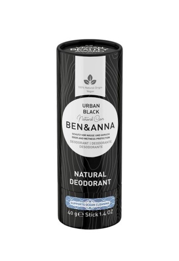 Ben & Anna Deodorant urban black papertube (40 Gram)