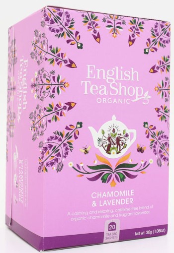 English Tea Shop Chamomile & lavender tea bio (20 Zakjes)