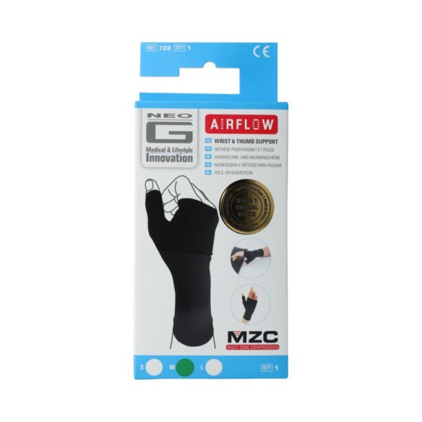 Neo G Airflow wrist & thumb support M (1 Stuks)