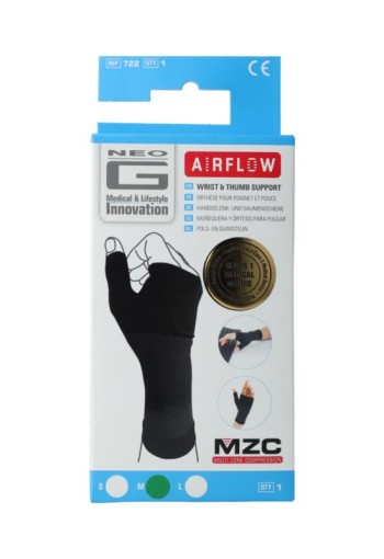 Neo G Airflow wrist & thumb support  M (1 Stuks)