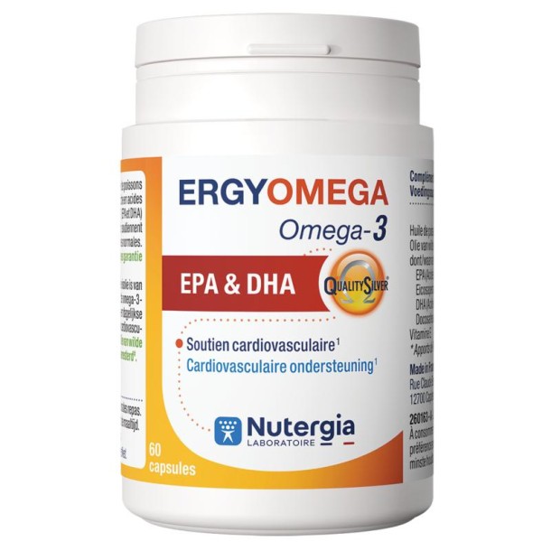 Nutergia ErgyOmega 3 60 Caps. (60 Capsules)