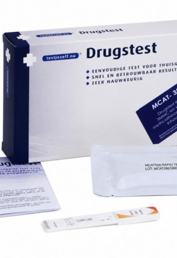 Testjezelf.nu Testjezelf.nu Drugstest MCAT (3MMC) in urine (4 Stuks)