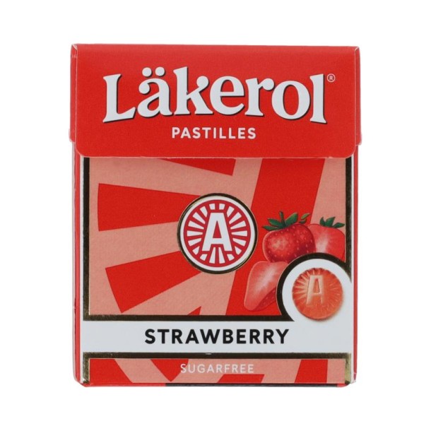 Lakerol Läk CI Strawberry 1p 24x25g (25 Gram)