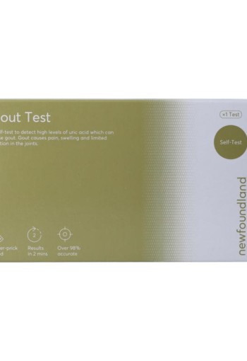 The Tester Gout test (urinezuur test - Jichttest) (1 Stuks)