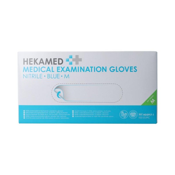 Hekamed Handschoenen soft nitrile M (100 Stuks)