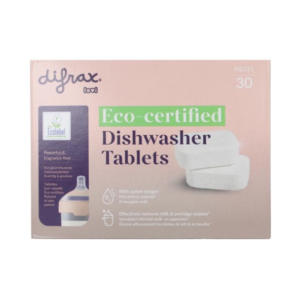 Difrax ECO Vaatwastabletten (30 Tabletten)