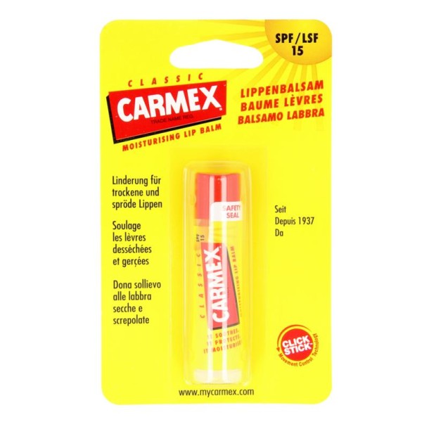 Carmex Lip balm classic stick 4,3 Gram