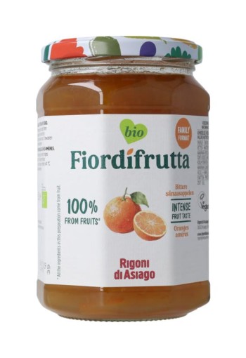 Fiordifrutta Sinaasappeljam bio (620 Gram)