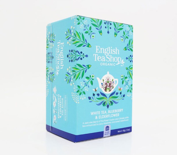 English Tea Shop White tea blueberry & elderflower bio (20 Zakjes)