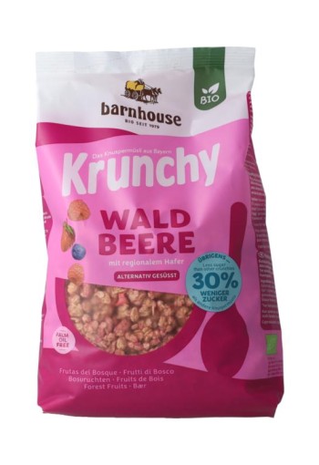 Barnhouse Krunchy havergranola bosvruchten bio (500 Gram)