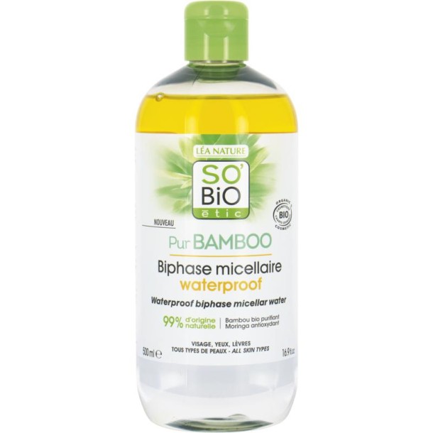 So Bio Etic Bamboo waterproof micellar water (500 Milliliter)