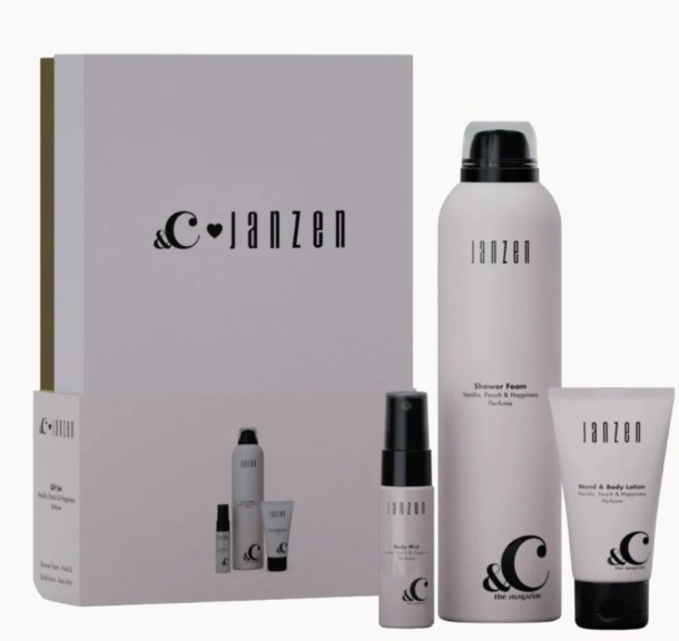 JANZEN Giftset S Body &C Vanilla Peach and Happiness