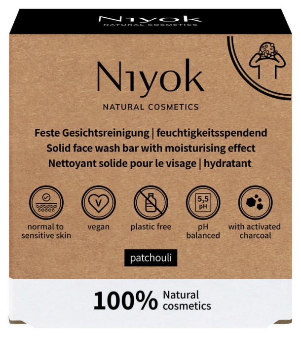 Niyok Gezichtsreiniger patchouli (80 Gram)