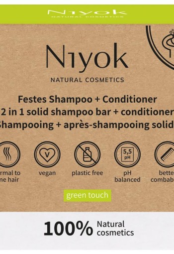 Niyok 2 in 1 shampoo/condition green touch (80 Gram)