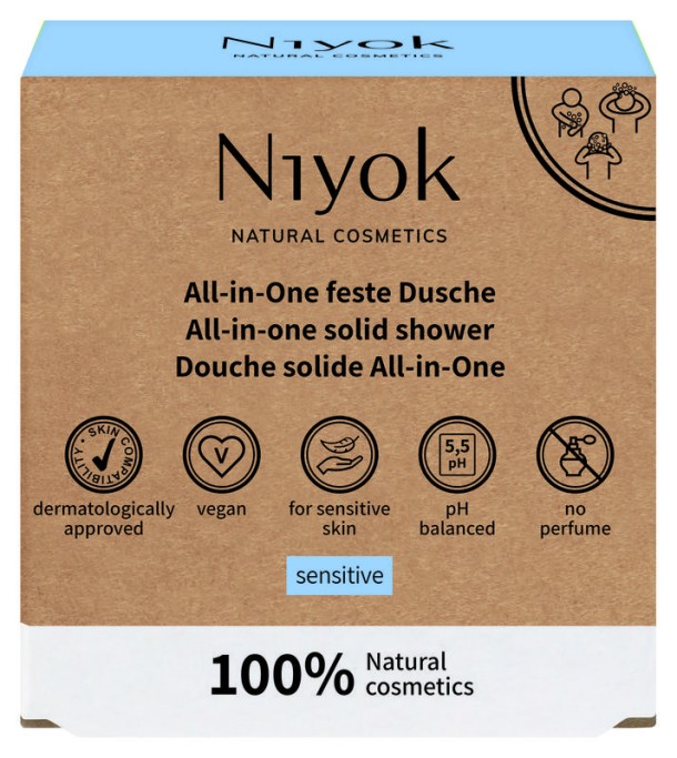 Niyok All in one shower sensitive (80 Gram)