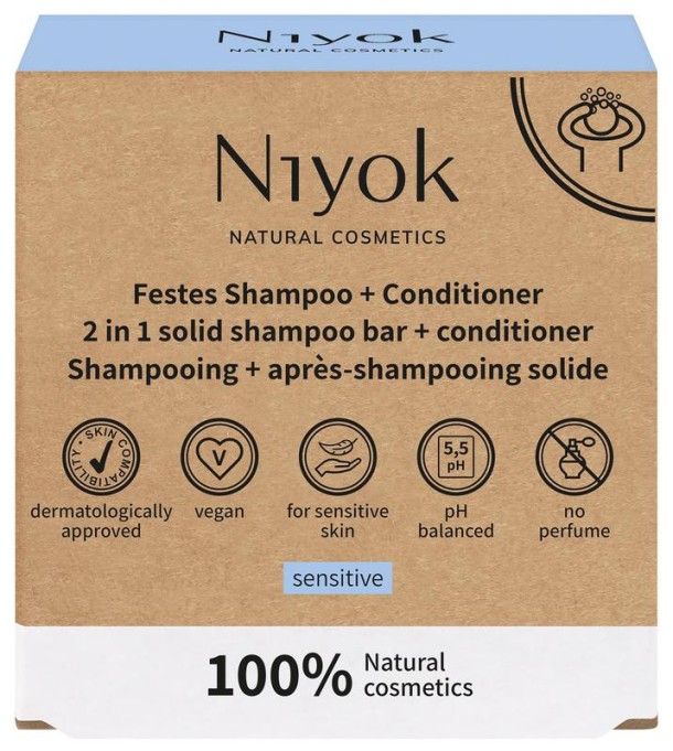 Niyok 2 in1 shampoo sensitive (80 Gram)
