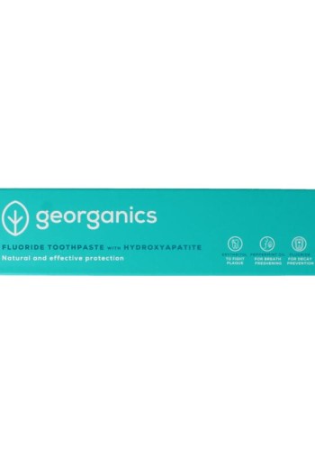Georganics Toothpaste fluor fresh mint tube (75 Milliliter)