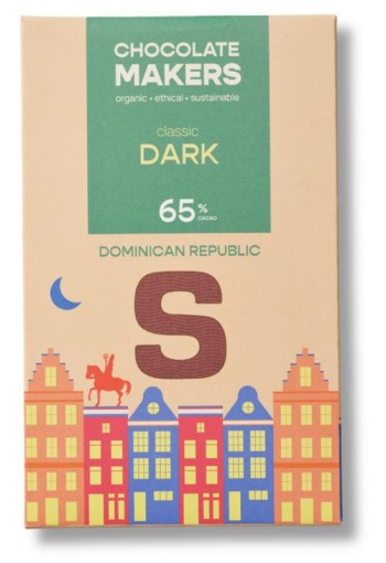 Chocolatemakers Sintletter puur 65% bio (100 Gram)