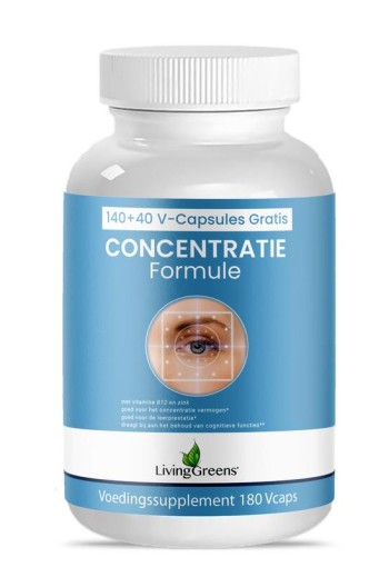 Livinggreens Concentratie formule 140 + 40 (180 Vegetarische capsules)