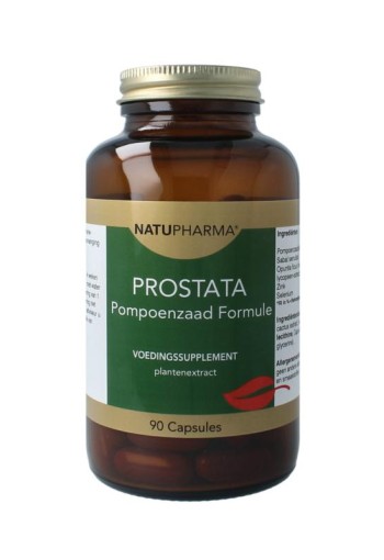 Natupharma Prostata (pompoenzaad formule) (90 Tabletten)