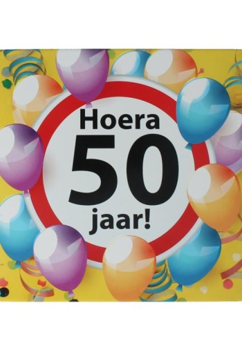 Voor Jou! Tablet hoera 50 jaar (75 Gram)