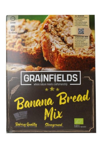 Grainfields Banana bread mix bio (200 Gram)