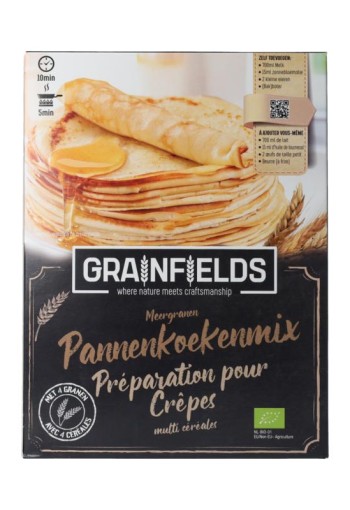 Grainfields Pannenkoekenmix meergranen bio (350 Gram)